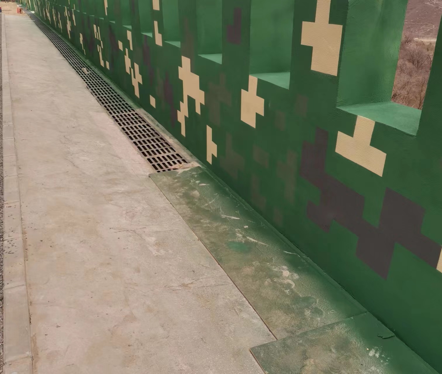 奉贤围墙迷彩喷涂,数迷彩漆