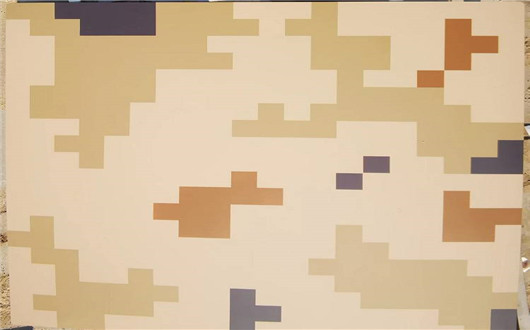 奉贤荒漠迷彩漆喷涂